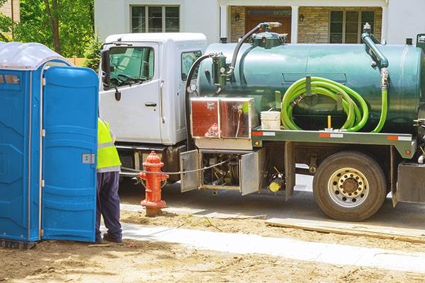 Porta Potty Rental of Hillside crew